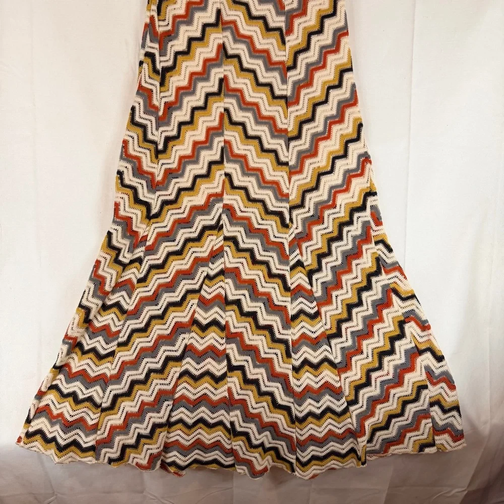 MYSTREE Women’s Size M Dress Maxi Length Crochet Bodycon Tank Style Lined